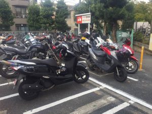 キャンプでツーリング